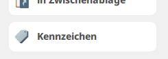 Schaltfläche Kennzeichen