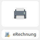 Schaltfläche eRechnung