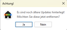 Ältere Updates löschen