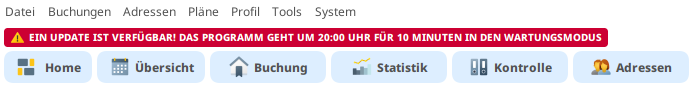 Wartungs-Warnung